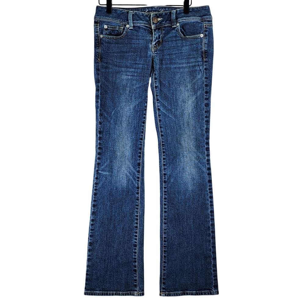 American Eagle Slim Bootcut Jeans Womens 6 Dark Wash Y2K Indie Sleaze